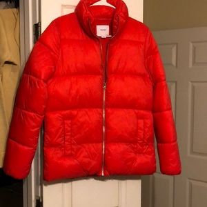 Old Navy red puffed Jacket. (Worn Once)